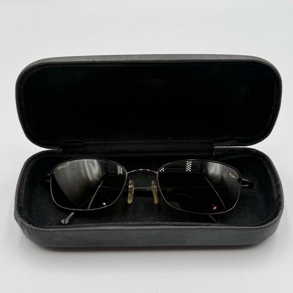 Vintage Revo AirFlyte‎ 3013 Polarized Sunglasses Brown Lens w Case